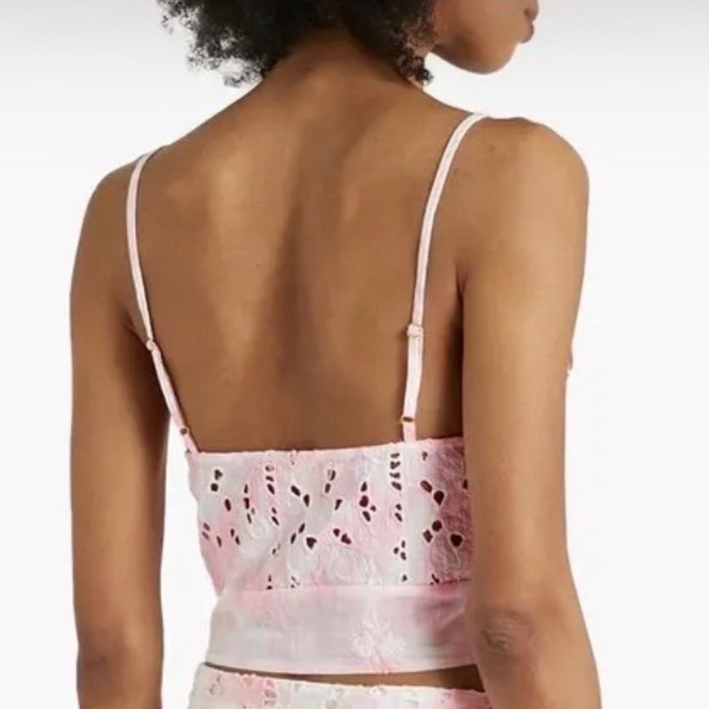 LoveShackFancy Mizu Crop Top & Geanie Skirt Set Top Sz 4 Skirt Sz Small $540 - Picture 3 of 9